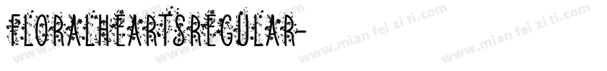 FloralHeartsRegular字体转换