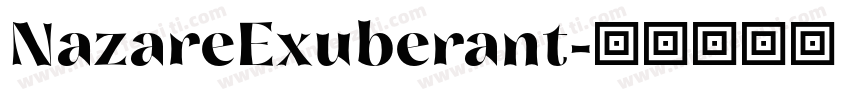 NazareExuberant字体转换
