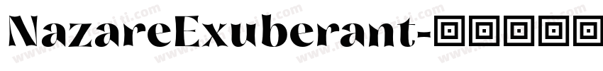 NazareExuberant字体转换