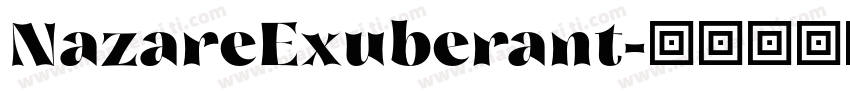 NazareExuberant字体转换