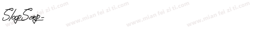 SloopScrip字体转换