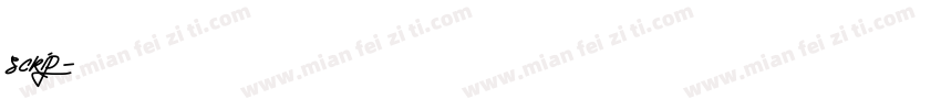 scrip字体转换