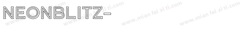 neonblitz字体转换