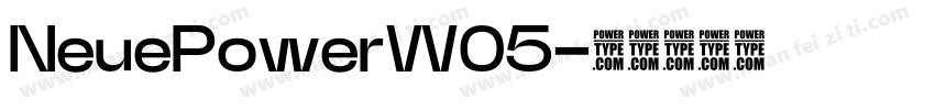 NeuePowerW05字体转换