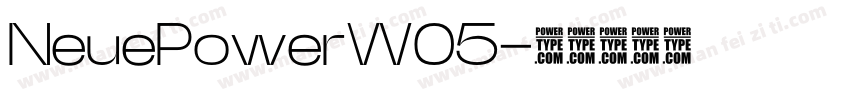 NeuePowerW05字体转换