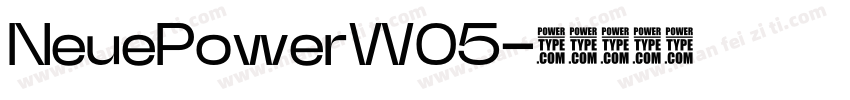 NeuePowerW05字体转换