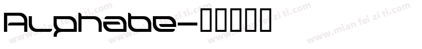 Alphabe字体转换