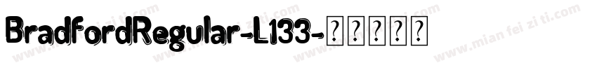 BradfordRegular-L133字体转换