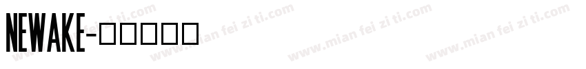 Newake字体转换
