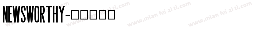 Newsworthy字体转换