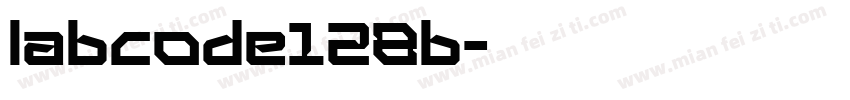 labcode128b字体转换