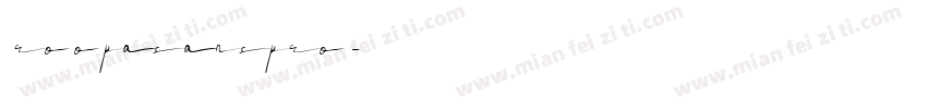 roopasanspro字体转换