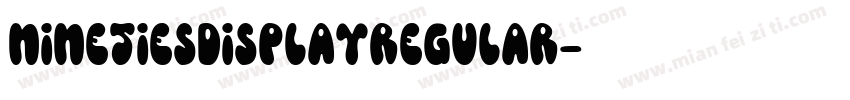 NinetiesDisplayRegular字体转换