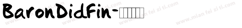 BaronDidFin字体转换