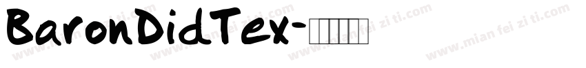 BaronDidTex字体转换