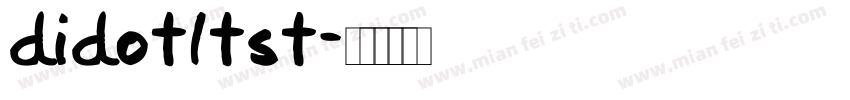 didotltst字体转换