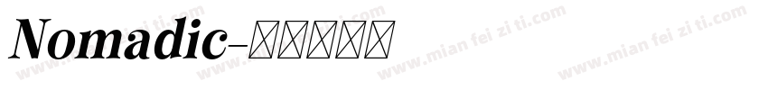 Nomadic字体转换
