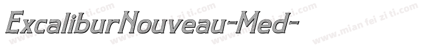 ExcaliburNouveau-Med字体转换