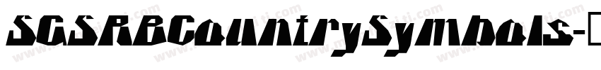 SGSRBCountrySymbols字体转换