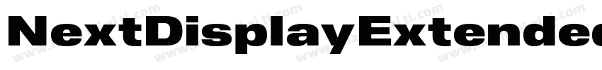 NextDisplayExtended字体转换