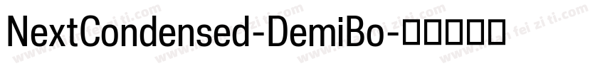 NextCondensed-DemiBo字体转换