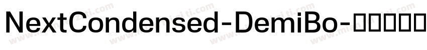 NextCondensed-DemiBo字体转换
