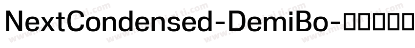 NextCondensed-DemiBo字体转换