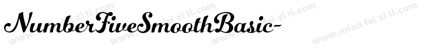 NumberFiveSmoothBasic字体转换