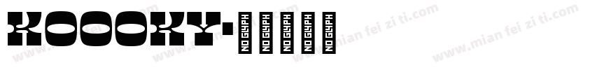 Koooky字体转换