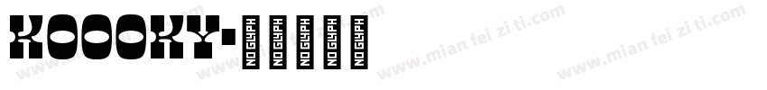 Koooky字体转换