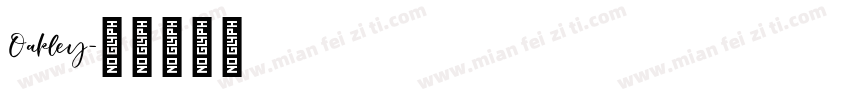 Oakley字体转换