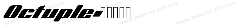 Octuple字体转换