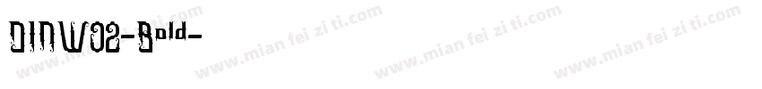 DINW02-Bold字体转换