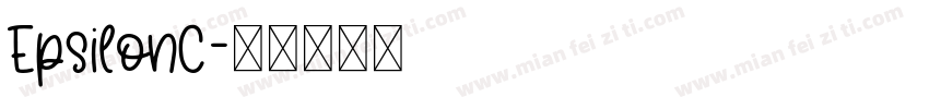 EpsilonC字体转换