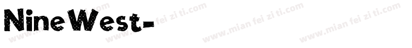 NineWest字体转换