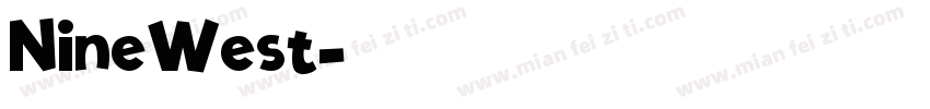 NineWest字体转换