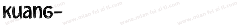 kuang字体转换