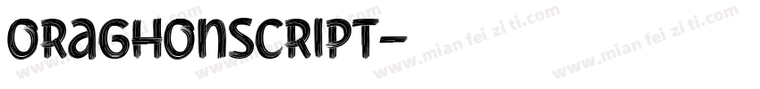 oraghonscript字体转换