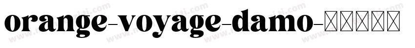 orange-voyage-damo字体转换