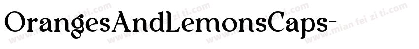 OrangesAndLemonsCaps字体转换