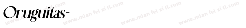 Oruguitas字体转换