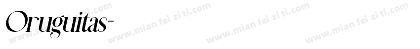 Oruguitas字体转换
