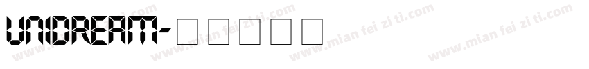 Unidream字体转换