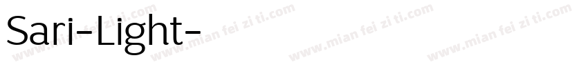 Sari-Light字体转换