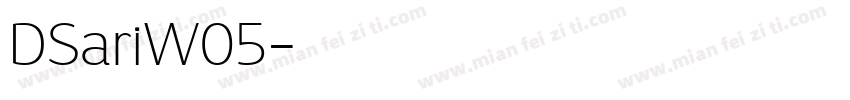 DSariW05字体转换