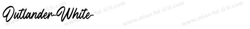 Outlander-White字体转换