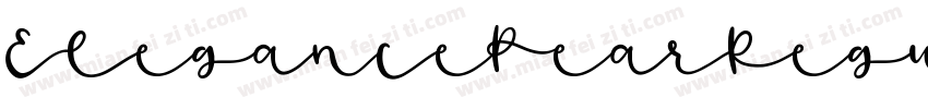 ElegancePearRegular字体转换