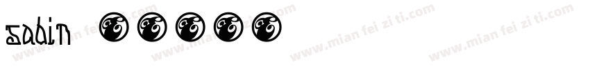 Sabin字体转换