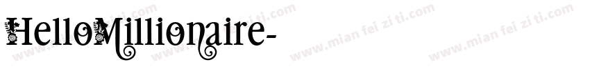 HelloMillionaire字体转换