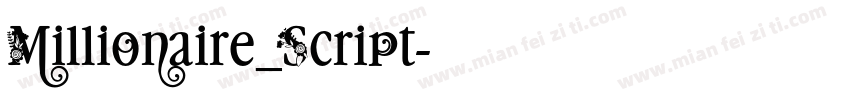 Millionaire_Script字体转换